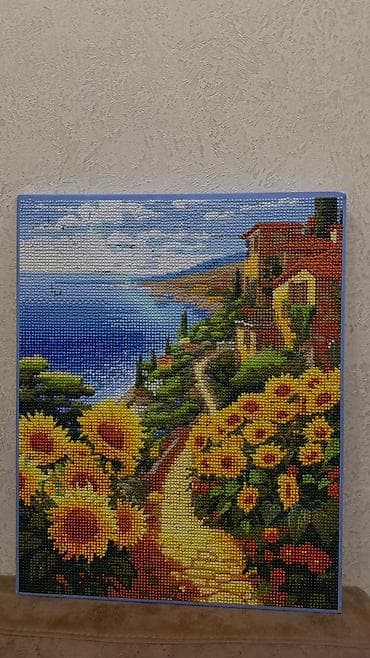 cipsi sekilleri: Məhsul: Rəqəmsal mozaika (diamond painting) tablo Təsvir: - Süjet — 2