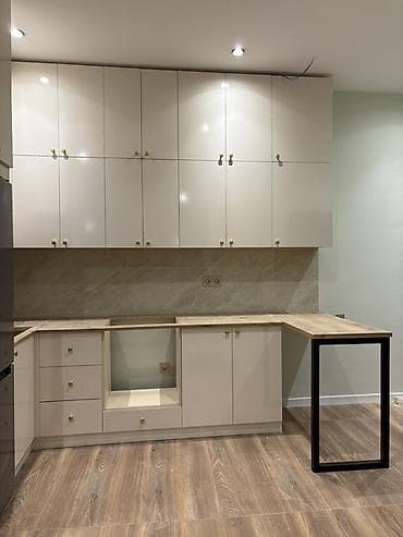 deniz ucun stol stul: Mətbəx mebeli dəsti – klassik və funksional dizayn - Layout: L — 7