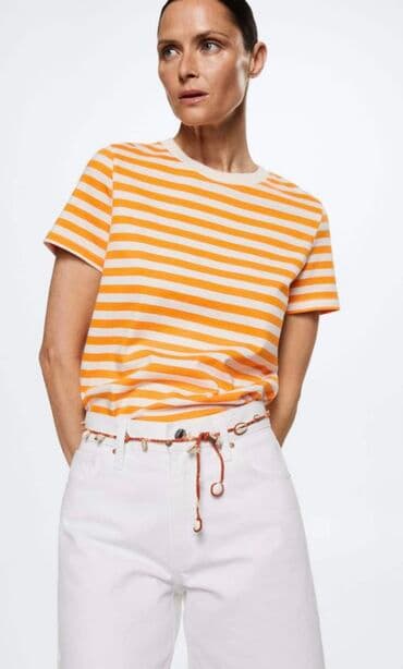 ağ qadın koftaları: Mango t-ahirt.M ölçü.1 dəfə geyinilib — 1