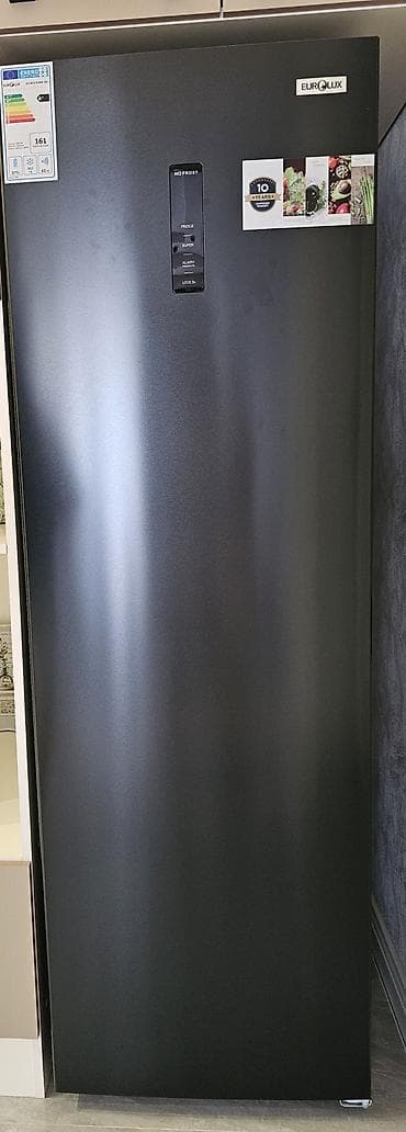 Eurolux tək qapılı soyuducu (No Frost) - Rəng: qrafit/qaranlıq inox -
