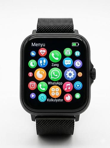 Smart saatlar: Yeni, Smart saat, Smart, Sensor ekran, rəng - Qara — 3