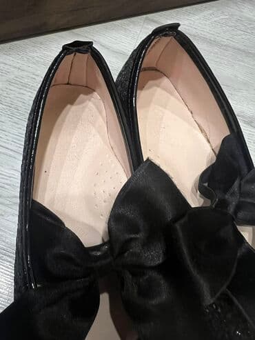 домашние женские тапочки балетки: Балетки, Размер: 32, цвет - Черный, Новый — 3