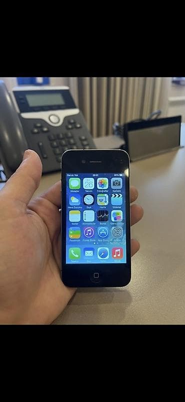 ikinci el iphone kreditle: IPhone 4, Qara — 1
