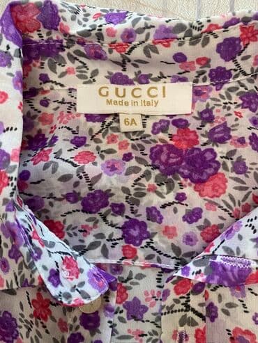 qiz eynekleri: Рубашка, Для девочек, 6 - 7 лет, Gucci — 2