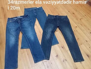 yun şalvar: Hamısı 40m tək 10m razmer şəkil üstə yazilib Kişi şalvarları – — 7