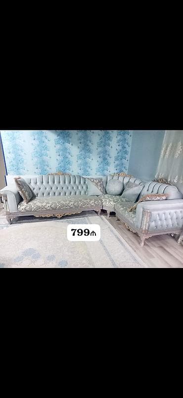 islenmis divan kreslo: Künc divan, Divan — 1