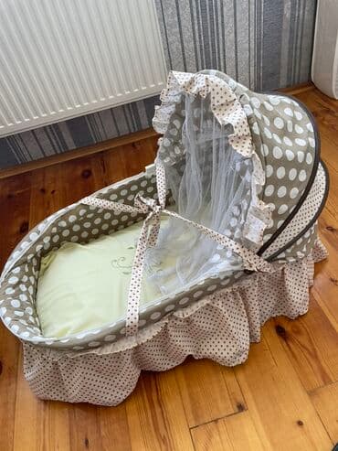 yuxuda körpe uşaq görmek: Uşaq beşiyi – portativ körpə səbəti - Model: yumşaq portativ — 6