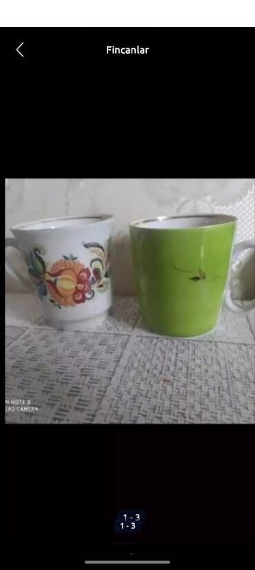 gozel qablar: Fincanlar — 2