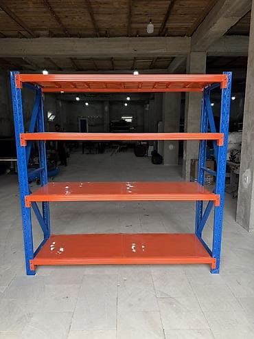 hamam dusu: Anbar və mağazalar üçün metal rəf sistemi - Konstruksiya: ağır — 1