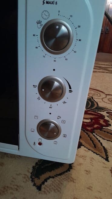 Кухонные плиты и варочные поверхности: Духовка Электрическая, цвет - Белый, Отдельностоящая, Новый — 7