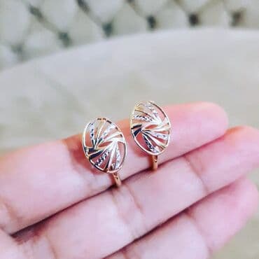 tək qaş: Sırğa, Sarı qızıl, 585 Əyar, 181 g — 3