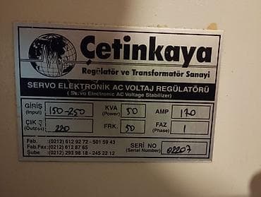 stabilizatorlar: Yeni, Sənaye üçün, 3 faza, Gərginliy stabilizatoru, 220 V — 1