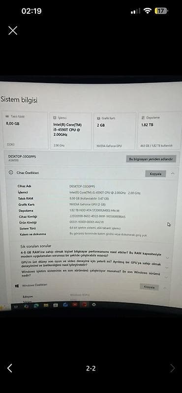 plazma tv: (Dell, Intel Core i5) Allienwer Satilir real alici narahat etsin — 4