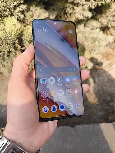 poko f6: Poco F3, 128 GB, rəng - Qara, Barmaq izi — 5