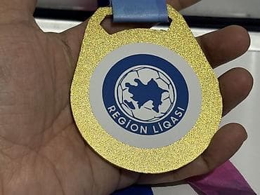 kubok satışı: Azərbaycanın Region Liqasının qalibinə təqdim olunan Qızıl medal — 6