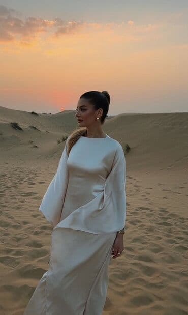 elif hicab instagram: Вечернее платье Хабиби от luspoyt Один размер, регулируется завязкой — 3