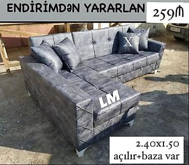 ikinci el kunc divan: Künc divan, Açılan, Bazalı, Ödənişli çatdırılma — 1