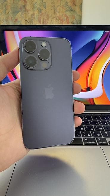 macbook canta: IPhone 14 Pro, 128 GB, Deep Purple, Face ID — 3