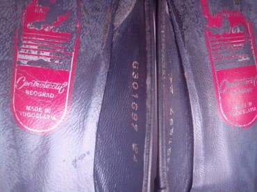 женские балетки с перфорацией: Туфли, Размер: 37.5, цвет - Черный, Б/у — 5