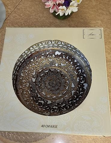 meyvə biznesi: Dekorativ böyük kase – 40 sm Türkiyənin - Brend: (qutuda) Eufemora - — 2