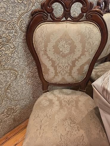 tabletka stul: Qonaq otağı üçün, İşlənmiş, Qatlanmayan, Stul — 2