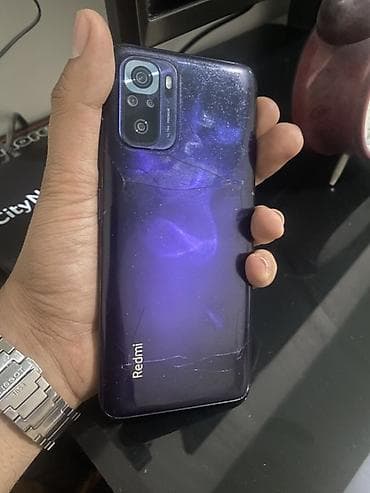 ucuz telefonlar redmi: Redmi Note 10S, 128 GB, rəng - Bənövşəyi, Barmaq izi — 5