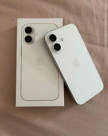 philips xenium 9@9d: IPhone 16, 128 GB, Ağ, Face ID — 2