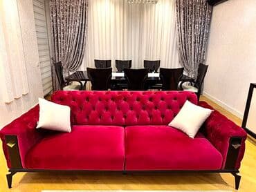 Divan, Açılmayan, Bazasız, Vеlur parça, Çatdırılma yoxdur