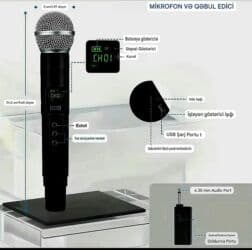 sədərək soyuducular: Новый Беспроводные (Bluetooth) Микрофон Самовывоз — 19