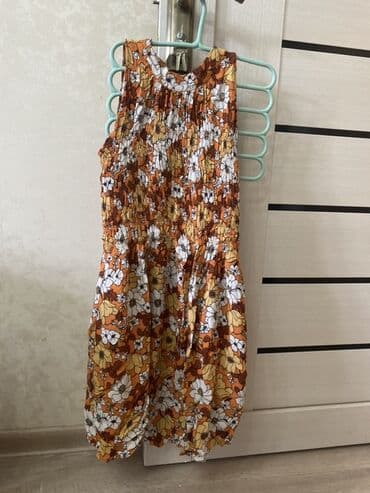 Üst geyimləri: Yaz-yay mövsümü üçün nəzərdə tutulmuş, çiçək naxışlı, narıncı, ağ və — 2