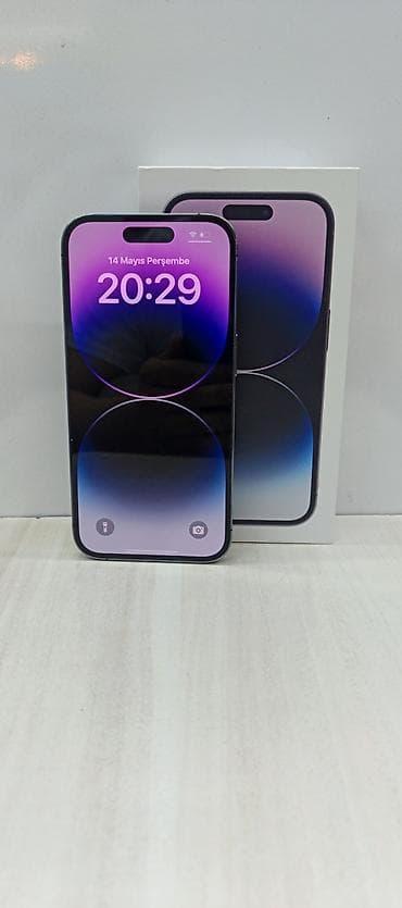 iphone se 2023: IPhone 14 Pro, 128 GB, Deep Purple, Face ID — 2