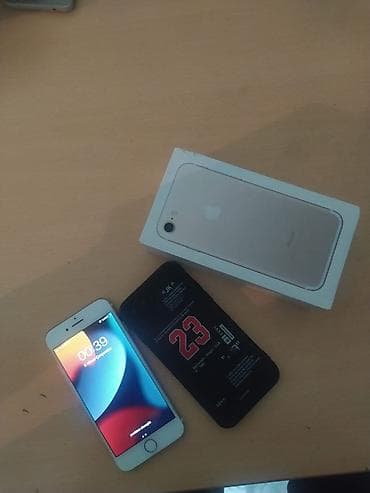 iphone x plata: IPhone 7, 128 GB, Qızılı, Barmaq izi — 2