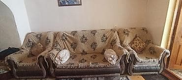 açılan divan: Klassik divan, 2 kreslo, Bazasız, Açılmayan — 4