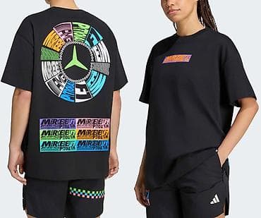 Unisex Lights On T‑shirt Black – ADIDAS ORIGINAL Official Mercedes-AMG — 4