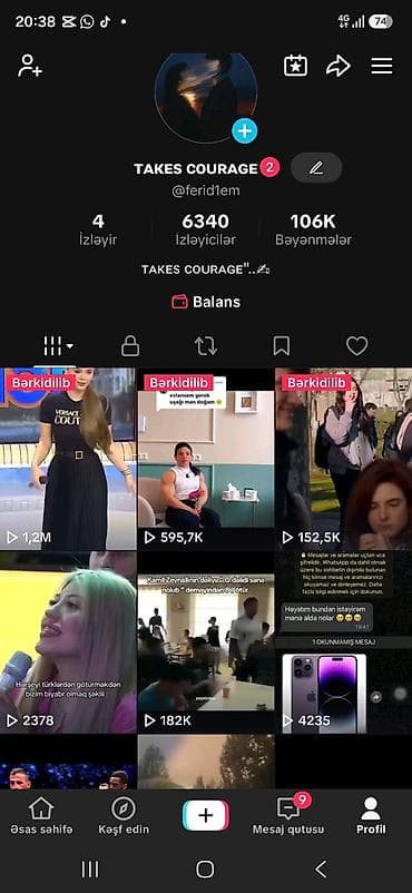 натяжные потолки в баку: Xidmət: TikTok səhifəsi üçün kontent yaradılması və təbliğat Təsvir — 1