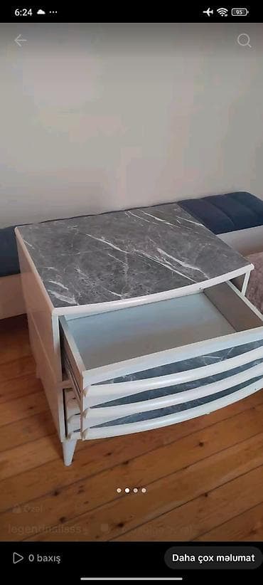 Mebel dəsti – dəhliz/yataq otağı üçün: - 2 ədəd komod/torşer masası
