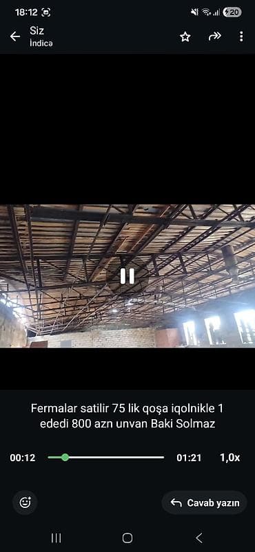 Metal fermalar satılır. - Növ: 75‑lik qoşa iqolnikdən yığılmış metal