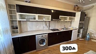 Mətbəx mebeli satılır 300₼. Ölçü 5.60. Üzərində qaz moyka aspirator