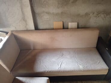 Divan və masa dəstləri: Künc divan dəsti - L şəklində, 2 moduldan ibarət (uzun hissə + qısa — 6