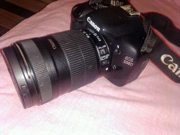 canon mark 3: 350Azn Canon eos 550d Çantasiyla beraber satilir, chox az işlenib — 1