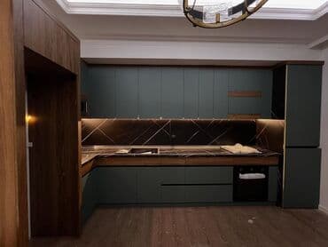 Sifarişlə mətbəx dəsti, Özü çəkən petlələr, MDF, Kredit yoxdur, Pulsuz çatdırılma