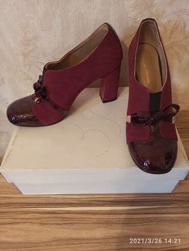 dəri qadın botilyonu: AYAQQABI 1 defe geyilib Toya Yenidir 220m.alınıb babalı brend firmadır — 9