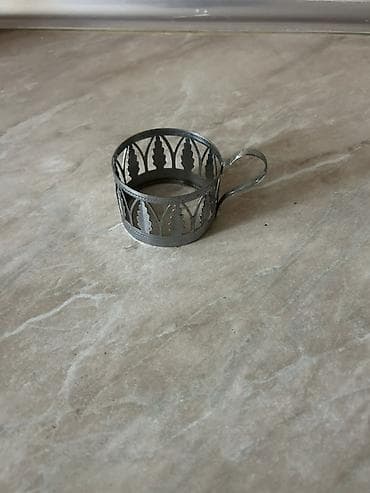 limon ağaçı: Metall stəkanaltı (podstakanik) – fincan/stəkan tutacağı - Material — 1