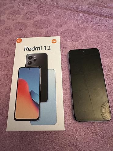 sq 93 mini: Redmi 12, 128 GB, rəng - Mavi, Barmaq izi — 6