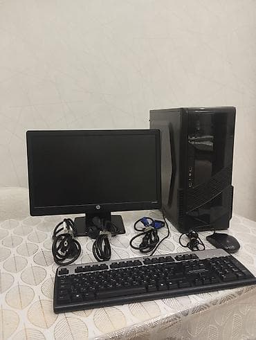 купить игровой ноутбук в баку: Masaüstü kompüter komplekti Tərkib: - Sistem bloku (qara korpus, ön — 2