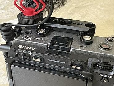 kamera desti: Sony Cinema Line FX30 video çəkiliş dəsti 2 original baterka, Dəmir — 2