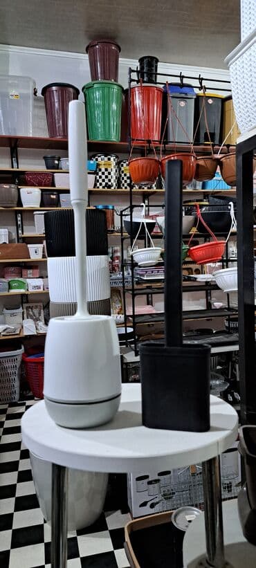 аксессуары для ванны, бани: Unitaz firca demir plastik unitaz sotka demir plastik unitaz — 8