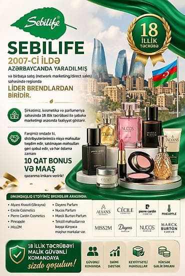 Sebilife – kosmetika və parfumeriya üzrə şəbəkə marketinqi (network