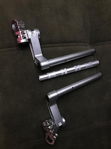 Motosiklet üçün tənzimlənən “clip-on” sükan dəsti - Material: emal