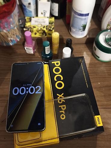 poco x6 pro qiyməti: Poco X6 Pro 5G, 512 GB, rəng - Yaşıl, Barmaq izi — 1